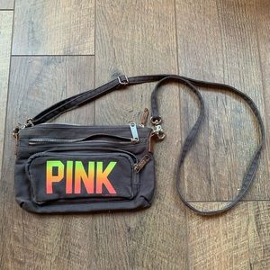 Grey Victoria Secret Pink Crossbody